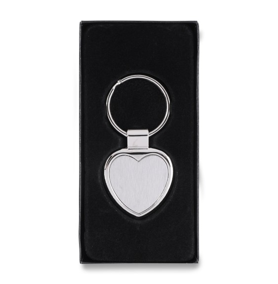Brelok metalowy Stout Heart, srebrny