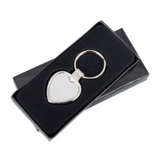 Brelok metalowy Stout Heart, srebrny
