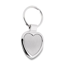 Brelok metalowy Stout Heart, srebrny