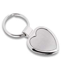Brelok metalowy Stout Heart, srebrny