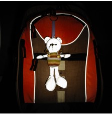 Brelok Teddy, szary