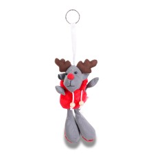 Brelok Reindeer, szary/czerwony