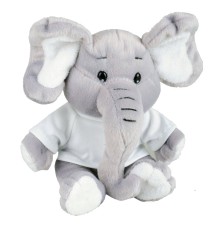 Maskotka Elephant, szary