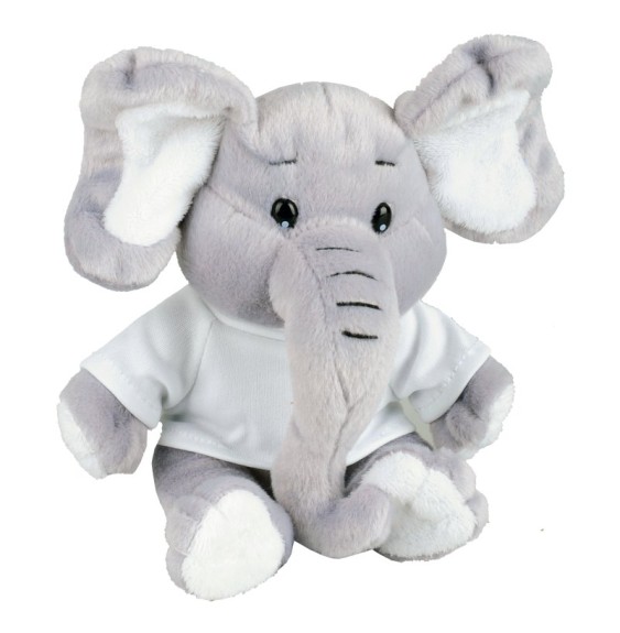 Maskotka Elephant, szary
