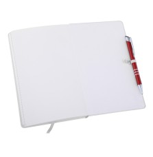 Notatnik 130x210/80k kratka Asturias, biały