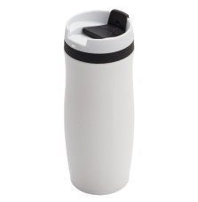 Kubek termiczny Viki 390 ml, czarny/biały
