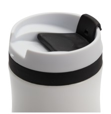 Kubek termiczny Viki 390 ml, czarny/biały