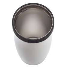 Kubek termiczny Viki 390 ml, czarny/biały