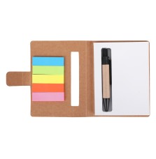 Notes 80x110/100k gładki Mini z długopisem, beżowy