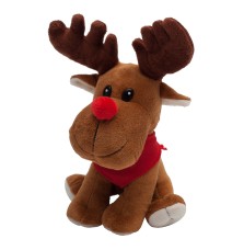 Maskotka Happy Reindeer, brązowy