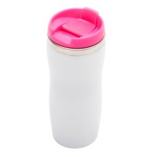 Kubek termiczny Askim 350 ml, różowy