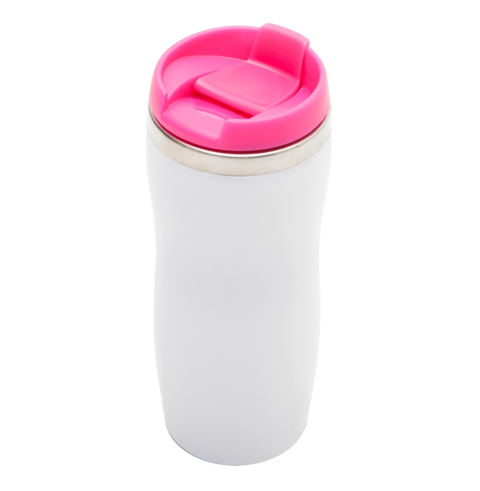 Kubek termiczny Askim 350 ml, różowy