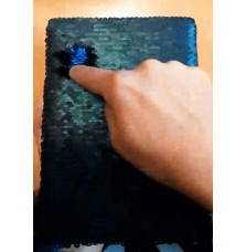 Notes 120x180/80k linia Sequin, czarny