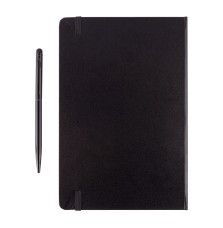 Zestaw notes z długopisem Abrantes, czarny