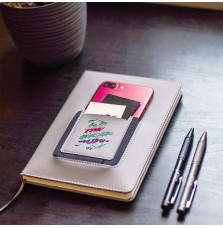 Notes z kieszonką na telefon Eibar, szary