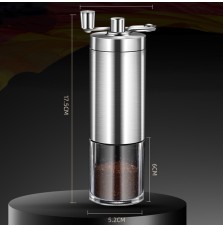 Młynek do kawy Aroma, srebrny