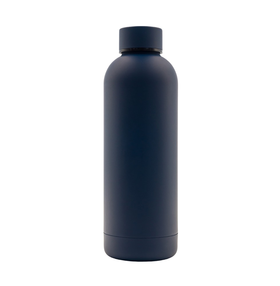 Butelka termiczna Mendoza 500 ml, granatowy