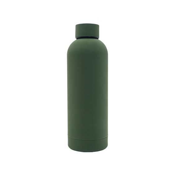 Butelka termiczna Mendoza 500 ml, ciemny zielony