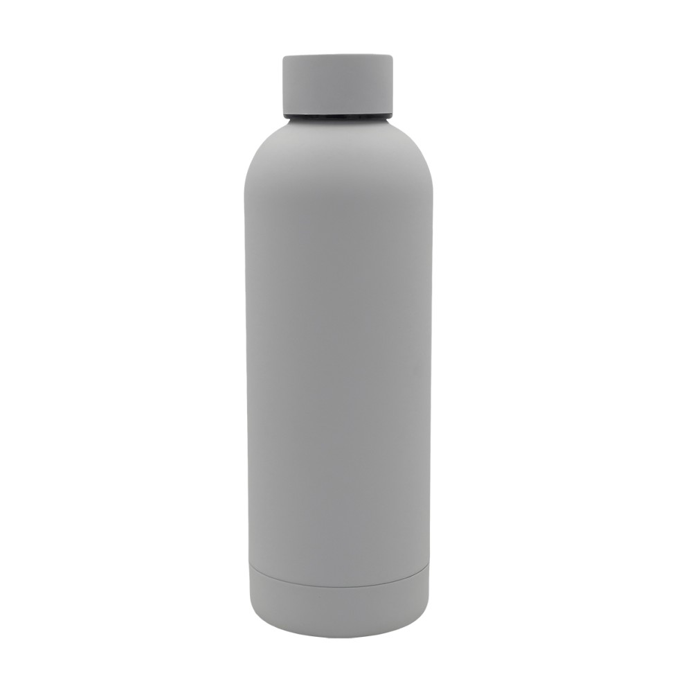 Butelka termiczna Mendoza 500 ml, szary
