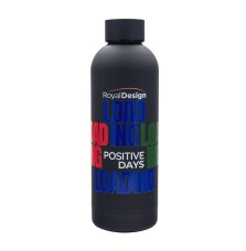 Butelka termiczna Mendoza 500 ml, czarny